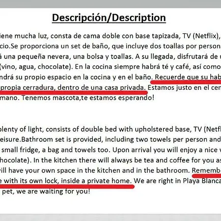 Linda Playa Blanca * Playa Blanca (Lanzarote)